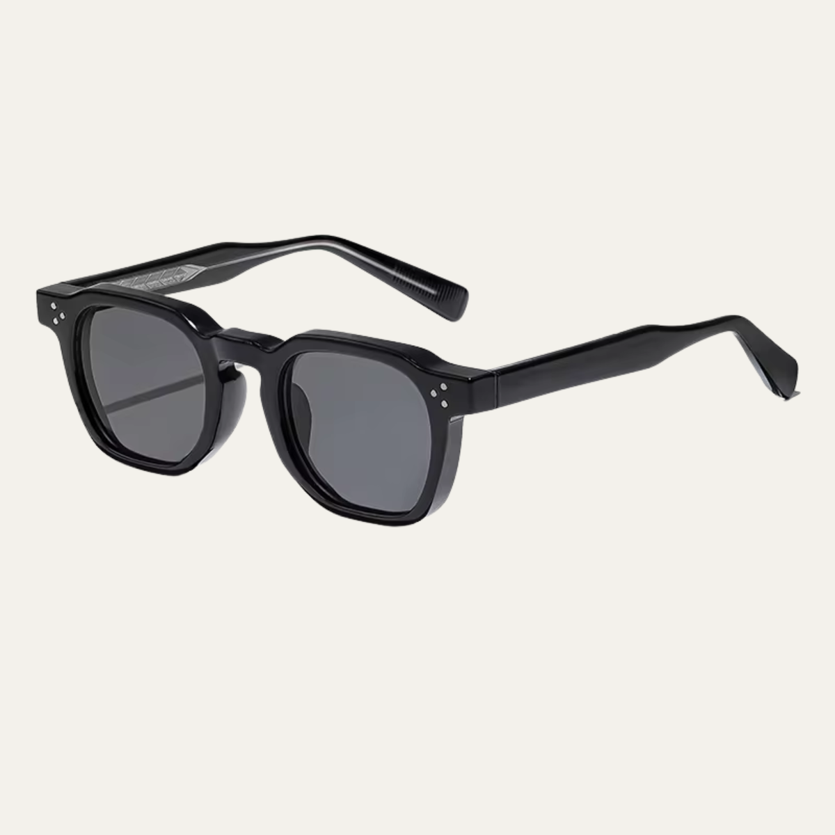 Men's Retro Square Sunglasses with Gradient Tinted Lenses