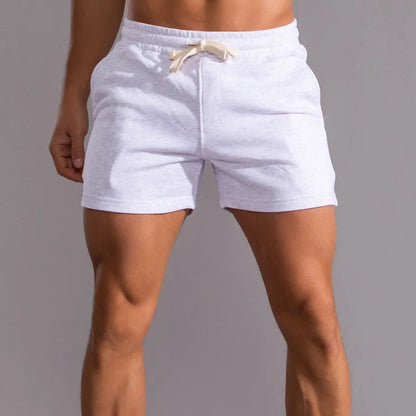 Men's Athletic Shorts with Drawstring Waist and Side Pockets