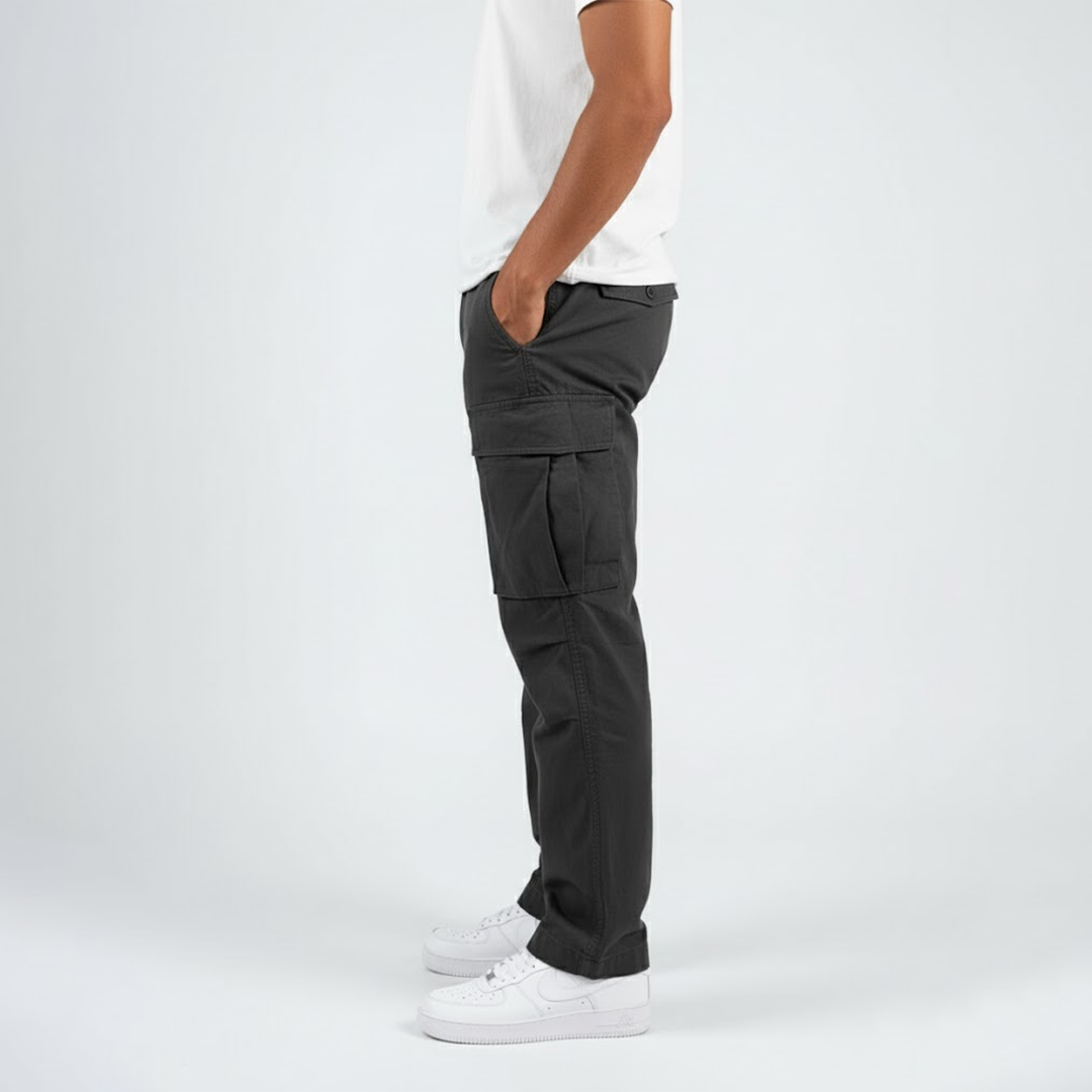 Men's Cargo Pants Relaxed Fit with Multiple Cargo Pockets