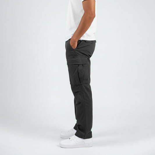 Men's Cargo Pants Relaxed Fit with Multiple Cargo Pockets