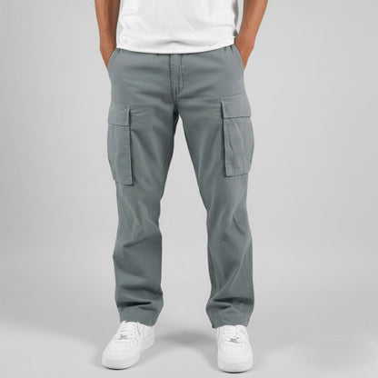 Men's Cargo Pants Relaxed Fit with Multiple Cargo Pockets