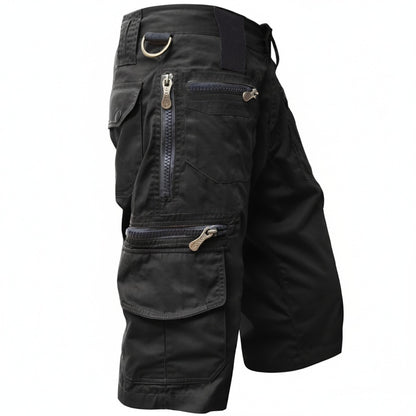 Men's Cargo Shorts Tactical Multi-Pocket with Zip Closure