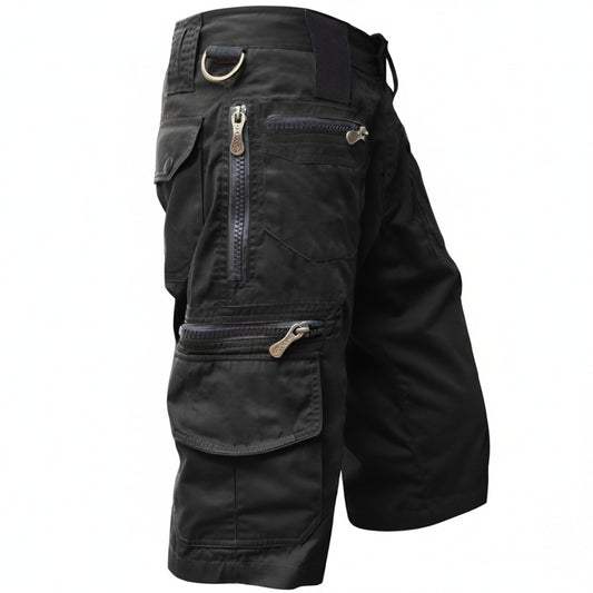 Men's Cargo Shorts Tactical Multi-Pocket with Zip Closure