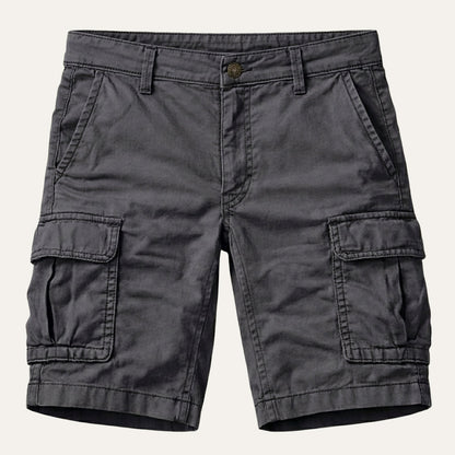 Men's Cargo Shorts with Flap Pockets and Regular Fit