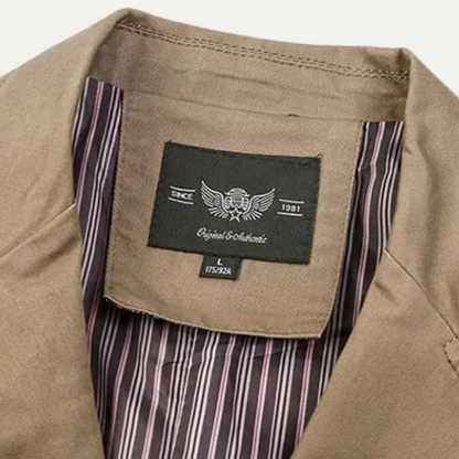 Men's Casual Blazer Single-Breasted with Notch Lapel and Slim Fit
