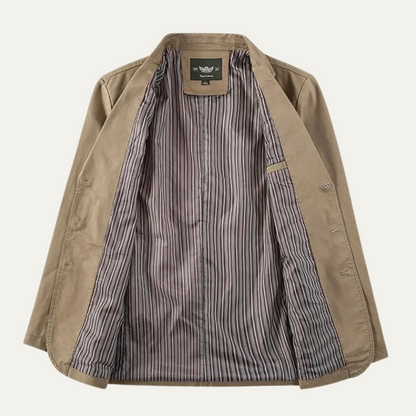 Men's Casual Blazer Single-Breasted with Notch Lapel and Slim Fit