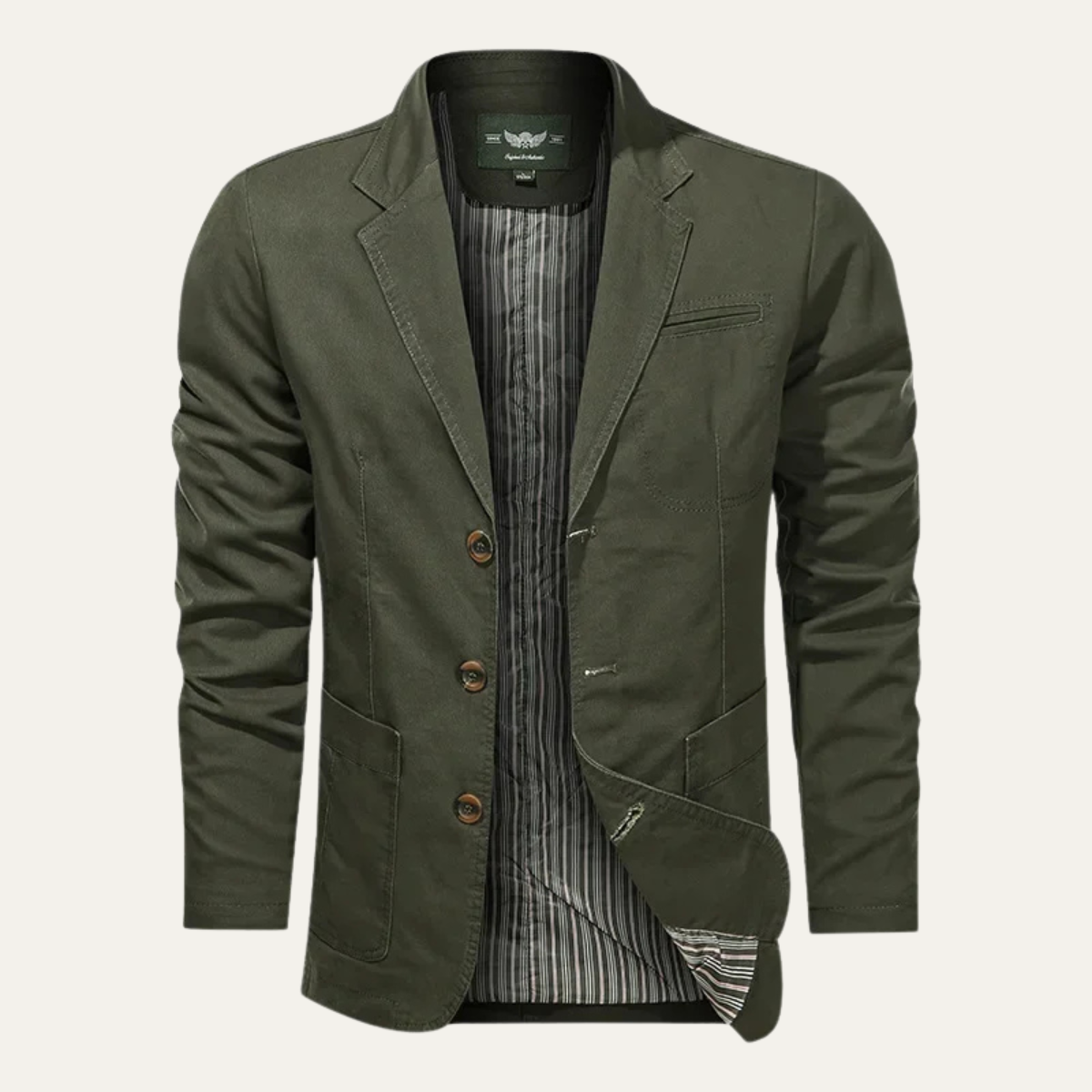 Men's Casual Blazer Single-Breasted with Notch Lapel and Slim Fit