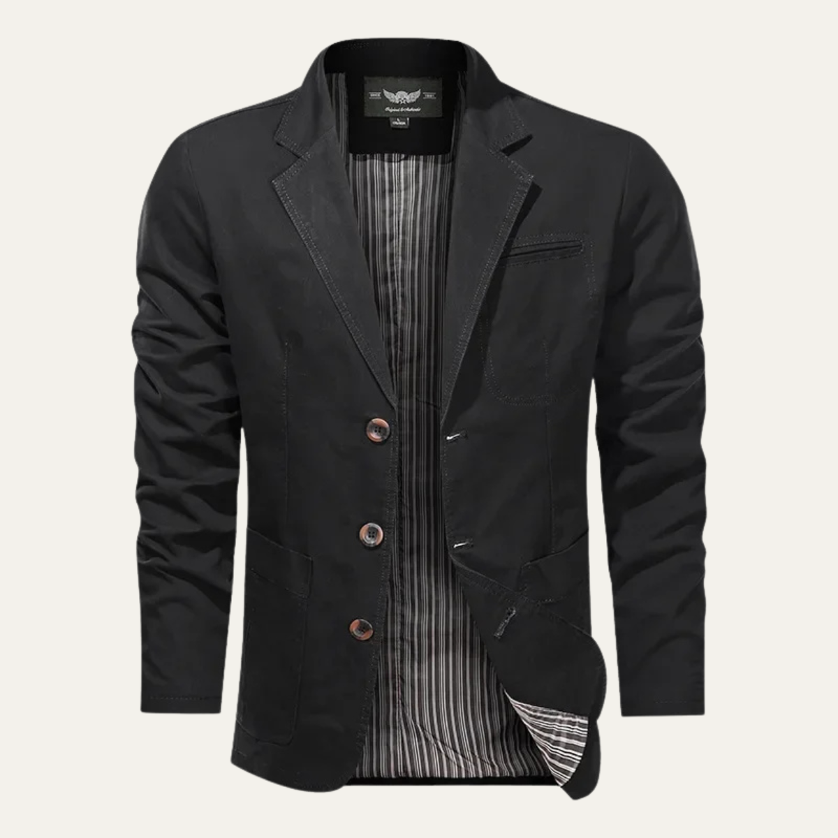 Men's Casual Blazer Single-Breasted with Notch Lapel and Slim Fit