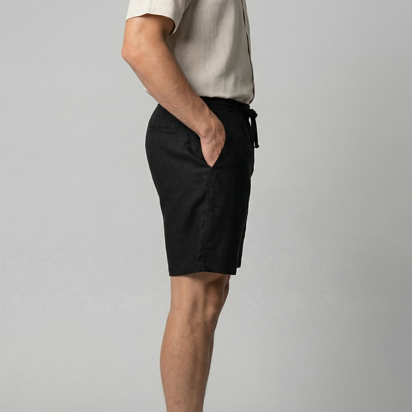 Men's Casual Shorts Relaxed Fit with Elasticated Drawstring Waist