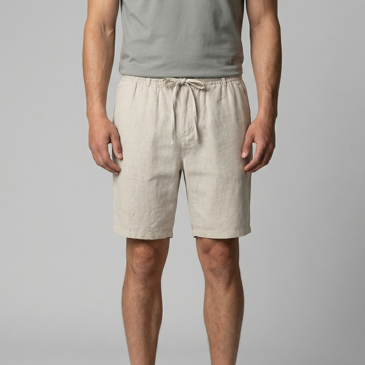 Men's Casual Shorts Relaxed Fit with Elasticated Drawstring Waist