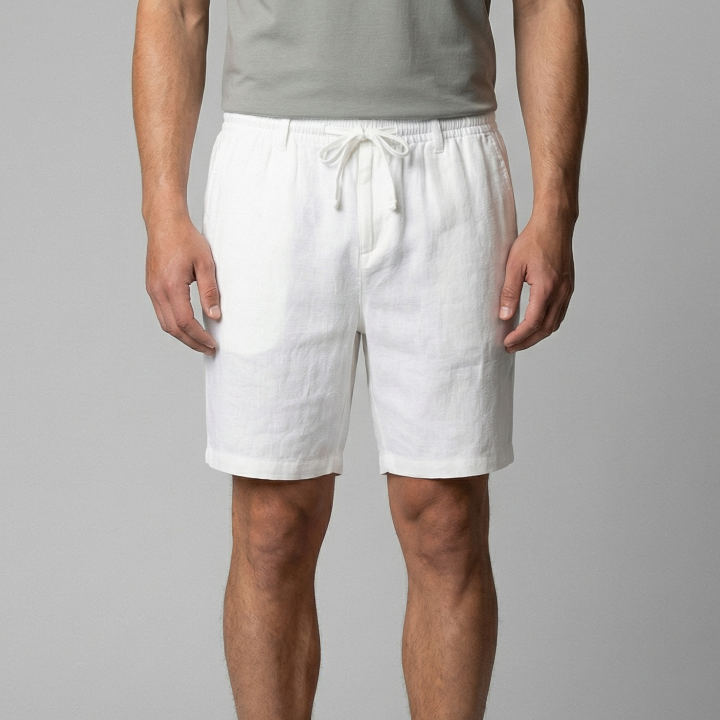 Men's Casual Shorts Relaxed Fit with Elasticated Drawstring Waist