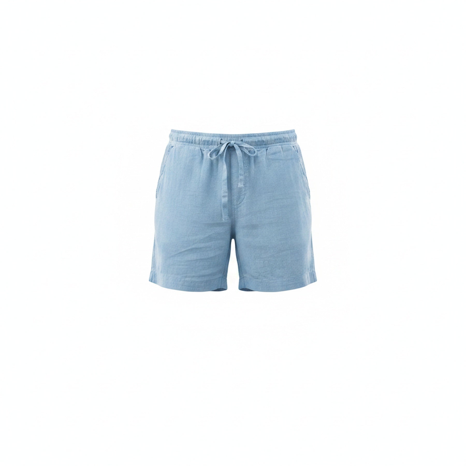Men's Casual Shorts with Elastic Waist and Drawstring