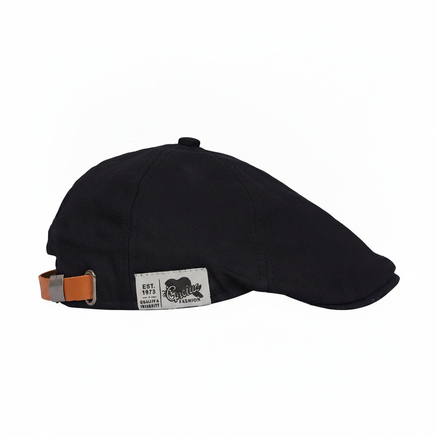 Men's Flat Cap with Adjustable Strap and Classic Newsboy Style