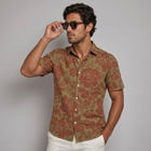 Khaki/Red