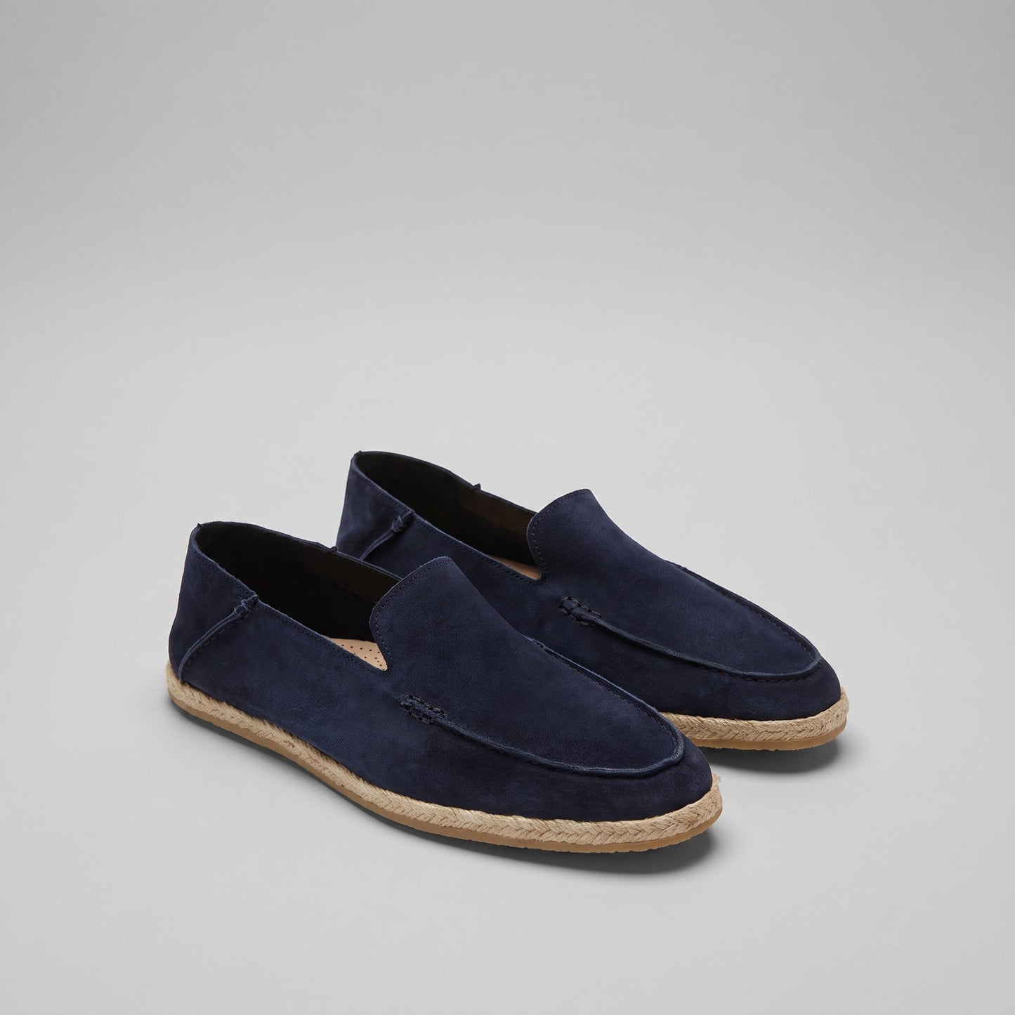 Men's Slip-On Espadrille Loafers with Jute Rope Sole
