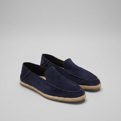 Men's Slip-On Espadrille Loafers with Jute Rope Sole