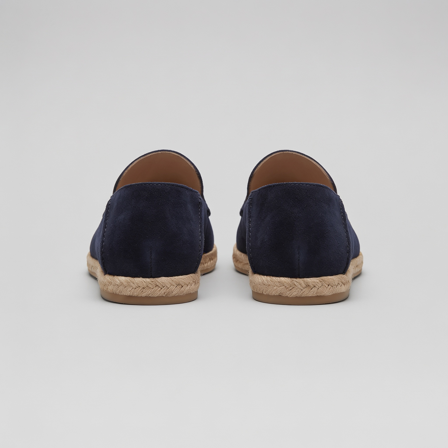 Men's Slip-On Espadrille Loafers with Jute Rope Sole