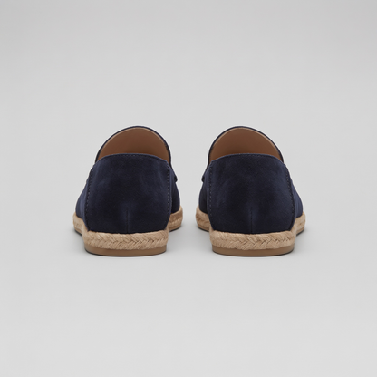 Men's Slip-On Espadrille Loafers with Jute Rope Sole