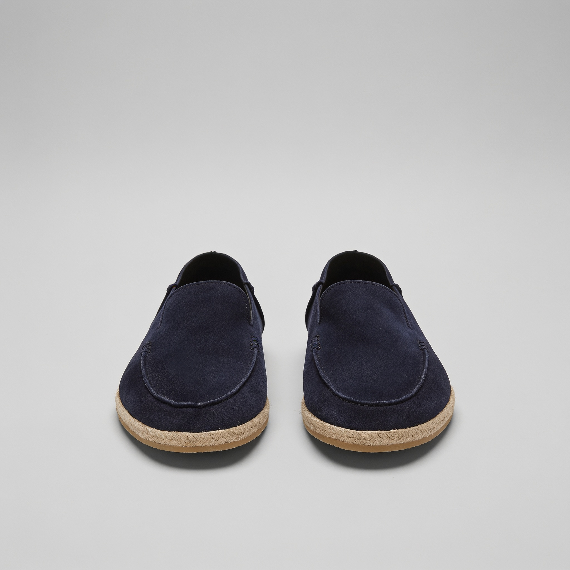 Men's Slip-On Espadrille Loafers with Jute Rope Sole
