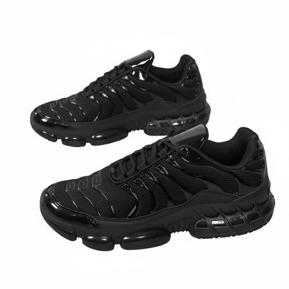 Men's Steel Toe Work Sneakers with Air Cushion Sole and Anti-slip Outsole