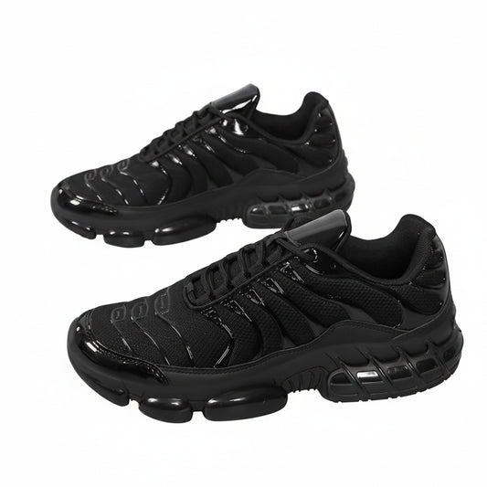 Men's Steel Toe Work Sneakers with Air Cushion Sole and Anti-slip Outsole