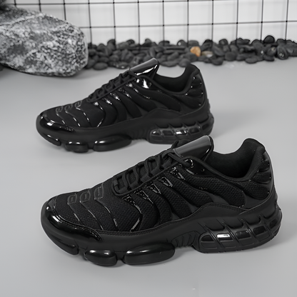 Men's Steel Toe Work Sneakers with Air Cushion Sole and Anti-slip Outsole