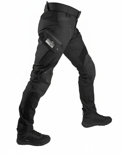 Men's Tactical Cargo Pants with Multi-Pocket Design and Slim Fit