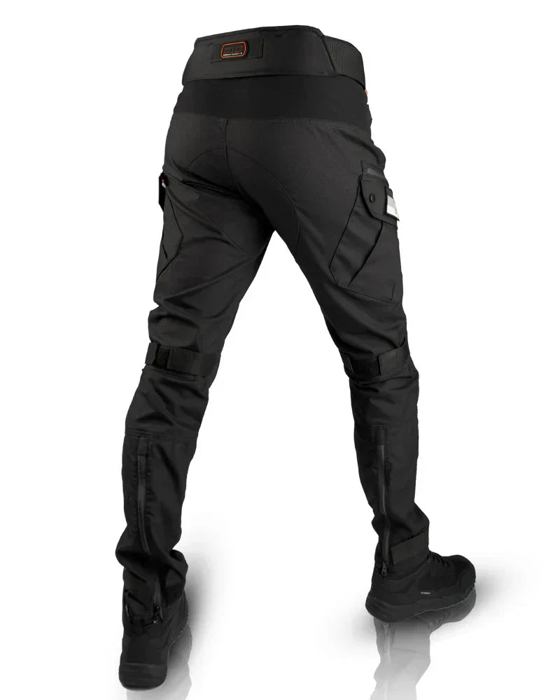 Men's Tactical Cargo Pants with Multi-Pocket Design and Slim Fit