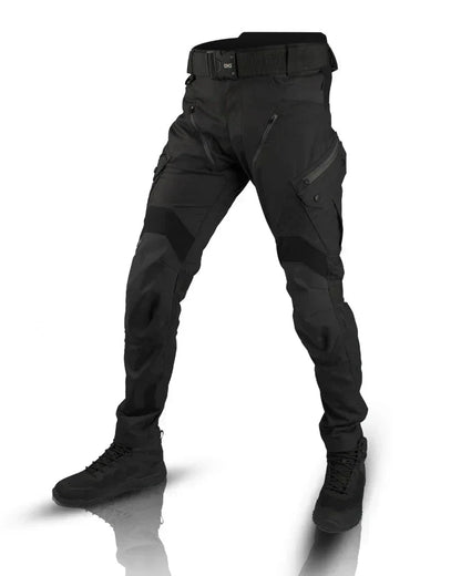 Men's Tactical Cargo Pants with Multi-Pocket Design and Slim Fit