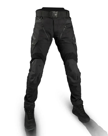Men's Tactical Cargo Pants with Multi-Pocket Design and Slim Fit