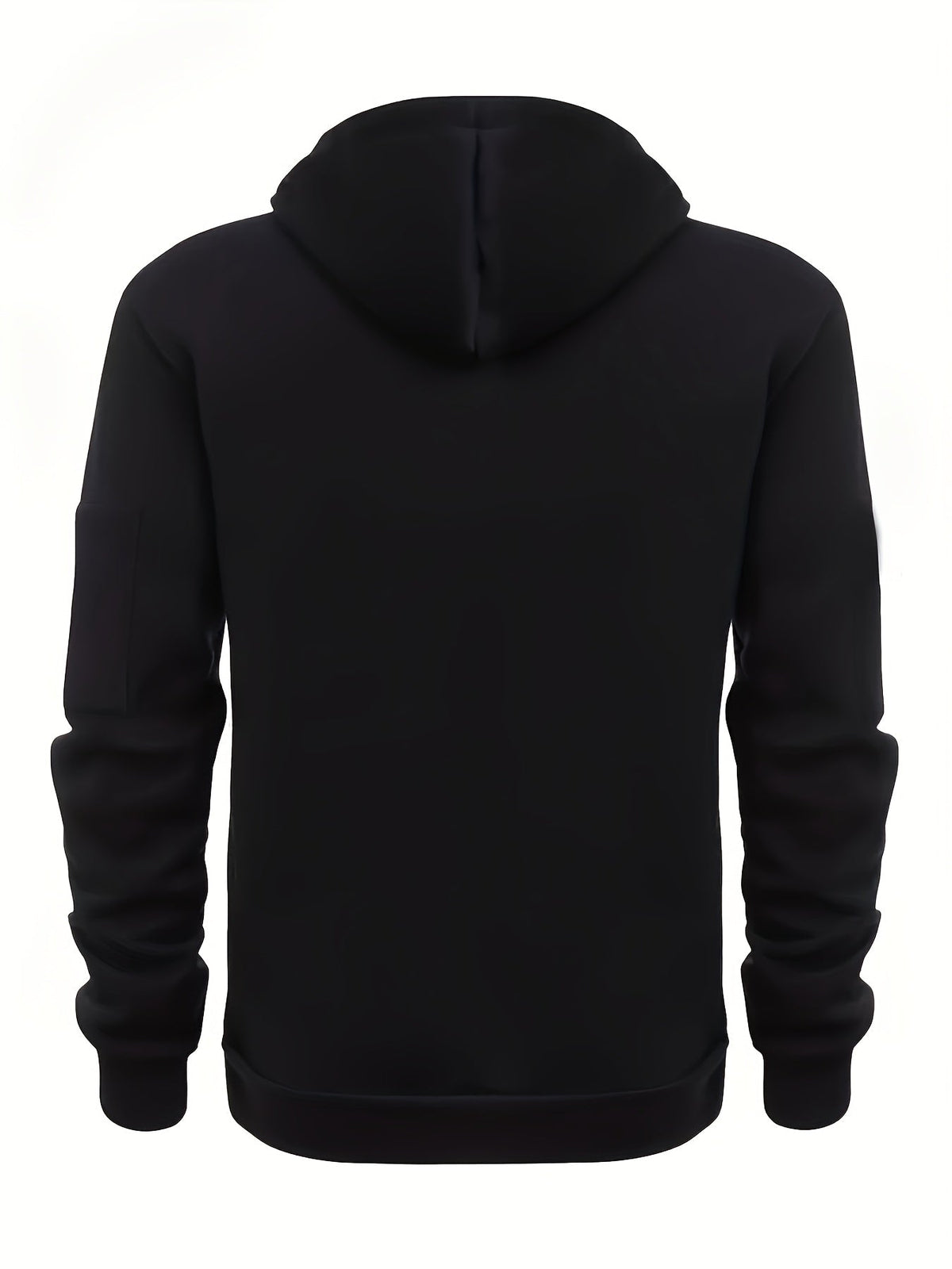 Men's Tracksuit Set with Hood and Cargo Joggers Half-Zip