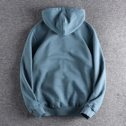 Men's Zip-Up Hoodie with Hood and Kangaroo Pockets
